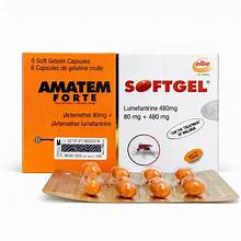 Amatem Softgel 80 40 Artemether 80mg + Lumefantrine 480mg Capsules