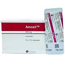 Amoxil Beecham Amoxicillin 500mg Capsules