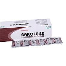 Barole 20 Enteric Coated Rabeprazole Sodium 20mg Capsules