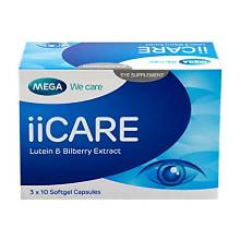 Iicare Sachet Lutein and Biiberry Extract Capsules
