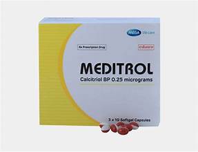 Meditro 1otabs Calcitriol BP 0.25mcg Capsules