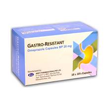 Prazo Capsules Gastro Resistant Omeprazole BP 20mg