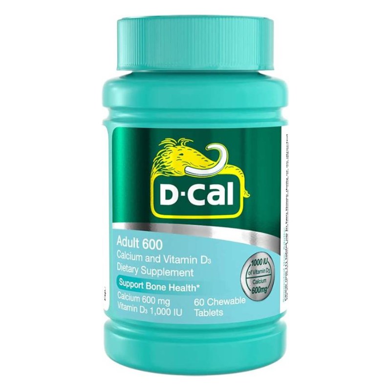 D-cal C 600 Calcium Vitamin AND Vitamin D3 Supplement