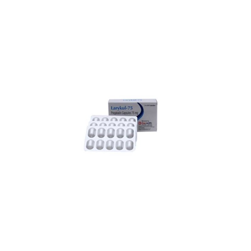 Larykul Pregabalin 75mg Capsules
