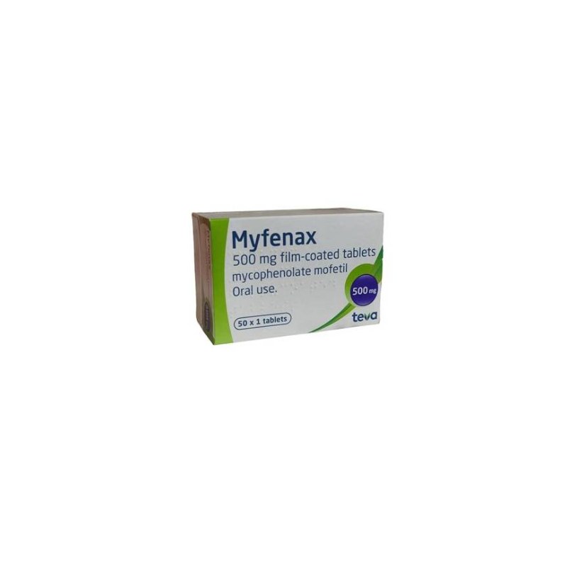 Myfenax Mycophenolate 500mg Tablets