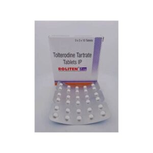 Letron Roliten Tolterodine Tablet 2mg Tablets