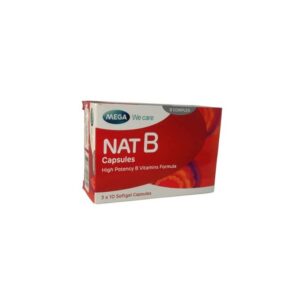 Nat-b/10caps HIGH Potency B Vitamin Capsules