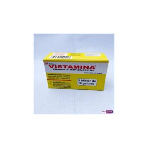 Vistamin A Vistamina Vitamin 25 000iu Capsules
