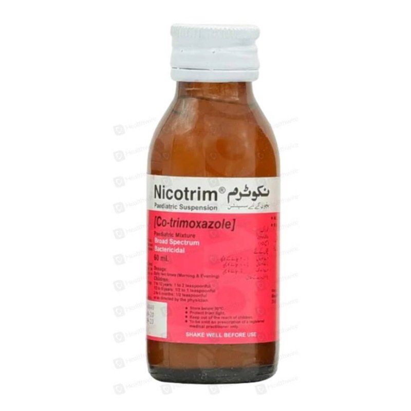 Necotrim Co-trimoxazole Padiatric 60ml Oral Suspension