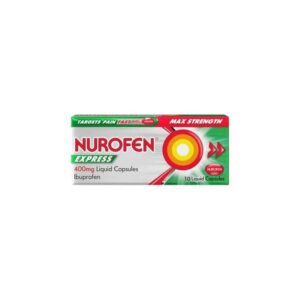 Nurofen Express Ibuprofen 400 MG Capsules