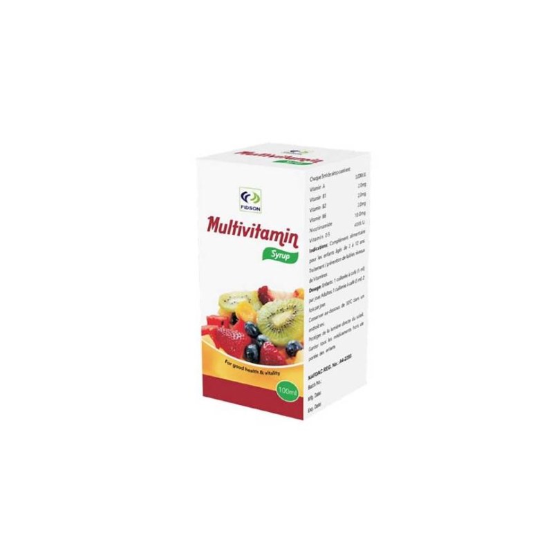 Multivitamin/ Fidvite Syrup Evans/fidson Multivitamin 100ml