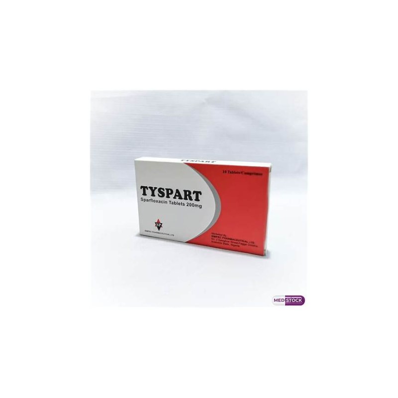 Tyspart Sparfloxacin Tables 200mg Tablets