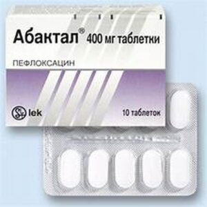 Abaktal Pefloxacin 400mg Tablets