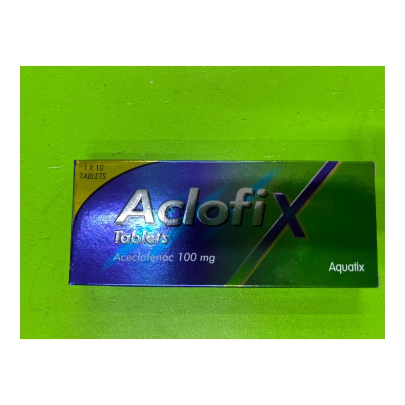 Aclofix Aceclofenac 100mg Tablets