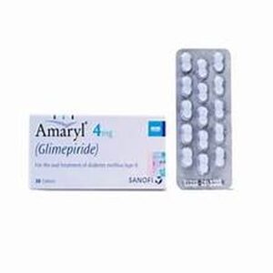 Amaryl Glimepiride 4mg Pakistan Tablets