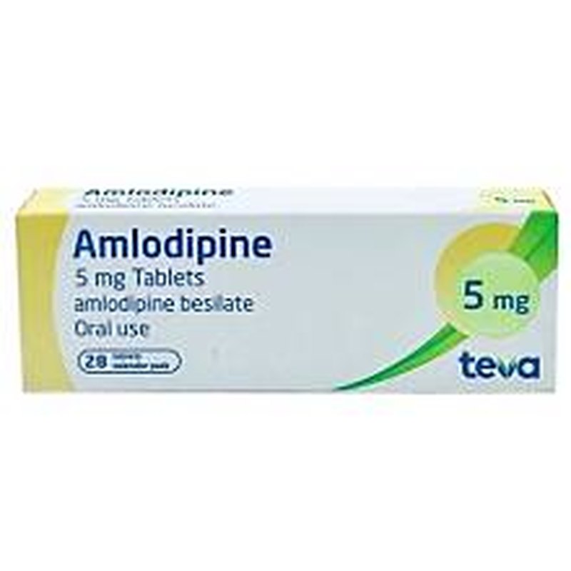 Amlodipine Teva 28tabs Amloodipine 5mg Tablets