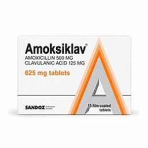 Amoksiklav 625mg Amoxicilin 500mg Calvulcanic Acid 125mg Tablets