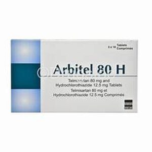 Arbitel 80 H Telmisartan80mg Hydrochlorothiazide 12.5mg 80 H Tablets