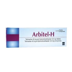 Arbitel-h Telmisartan 40mg Hydrochlorothiazide 12.5mg Tablets