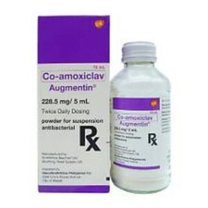 Augmentin Amoxycillin+calvulanate Potassium 228.5mg 5ml 70ml Oral Suspension