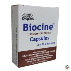 Biocine Lincomycin 500 20caps 500mg Capsules
