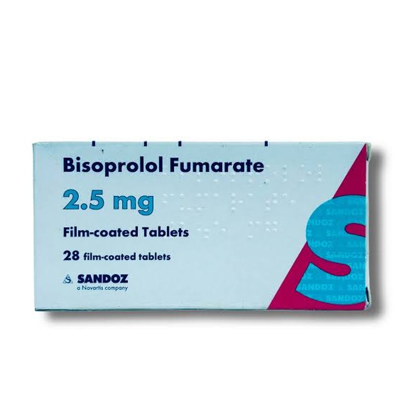 Bisoprolol 2.5mg Sandoz 28tabs Tablets
