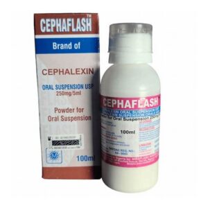 Cephaflash Cephalexin Usp 250mg 5ml Oral Suspension