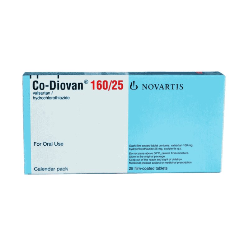 Co-diovan 160 25 Valsartan Hydrochlorothiazide Tablets