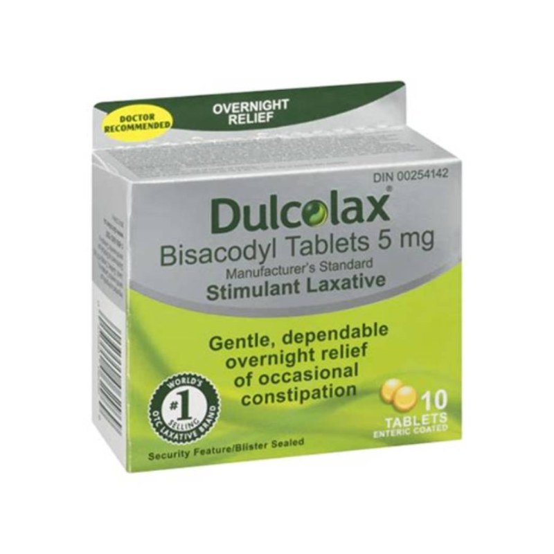 Dulcolax Bisacodyl 5mg 10tabs Tablets