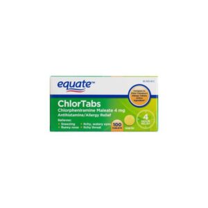 Chlorpheniramine/ Priton Chlorpheniramine Maleate 4mg Tablets
