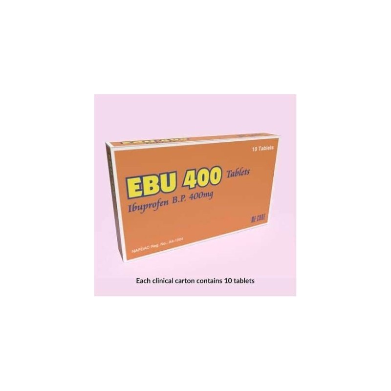 EBU Ibuprofen-400 Krishat Ibuprofen 400mg Tablets