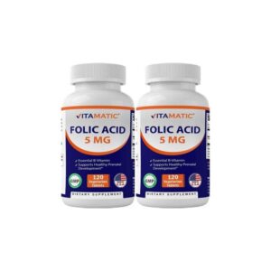 Folic ACID 5mg FOOD Suplement Tablets