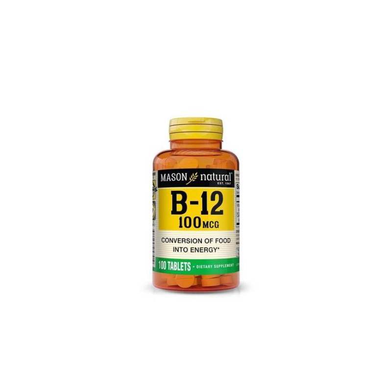 Mason Natural/ Vitamin B-12 100mcg Tablets