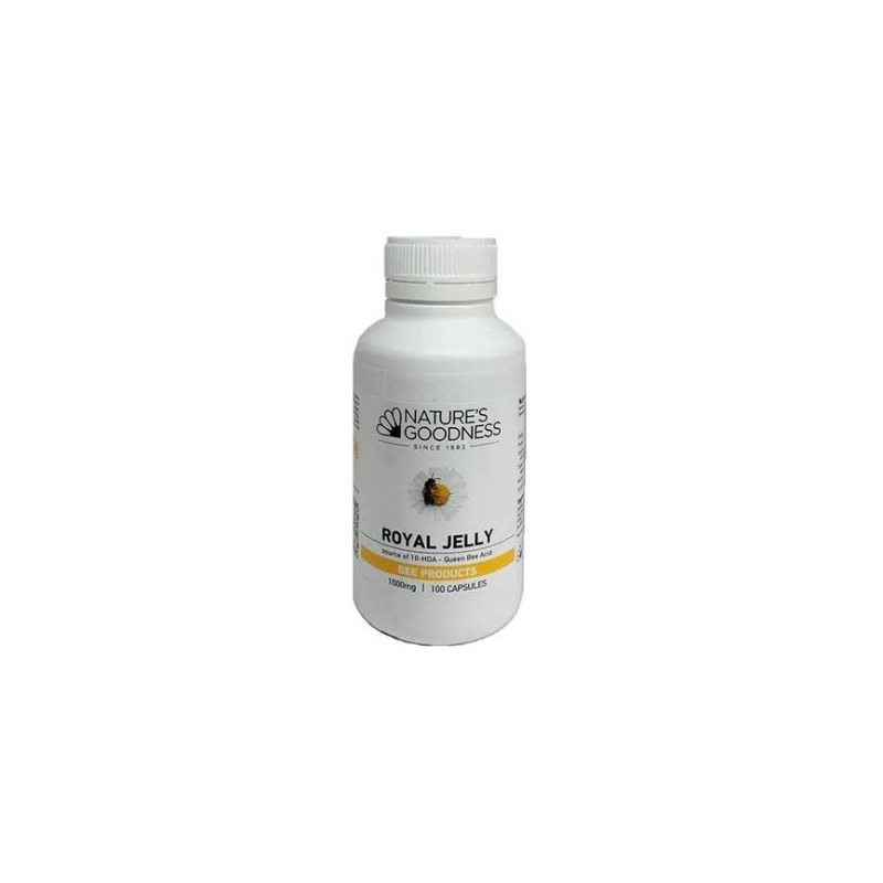 Royal Jelly Natures Cure1000mg Calcium Carbonate Capsules