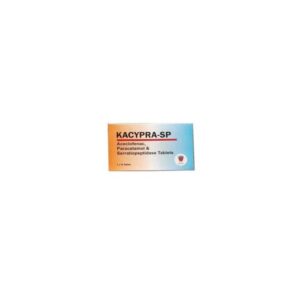Kacypra-sp Aceclofenac Paracetamol Serrapeptide Tablets