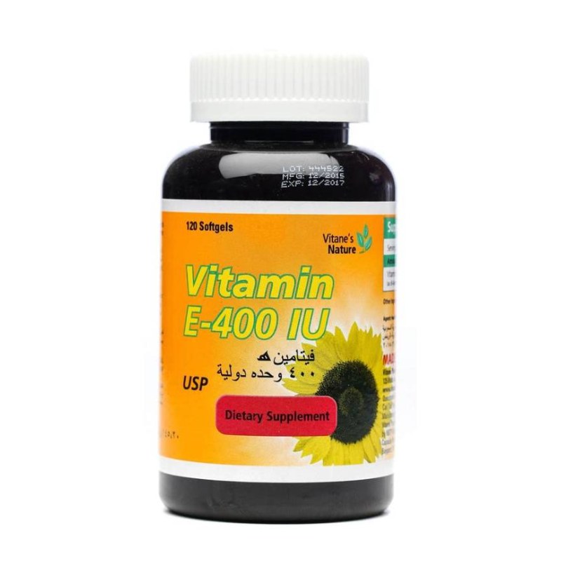 Vitamin E -400iu BY 120 Vitane Nature Capsules