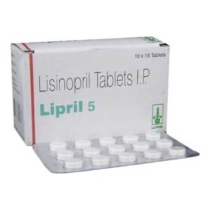 Lipril Lisinopril 5mg Tablets
