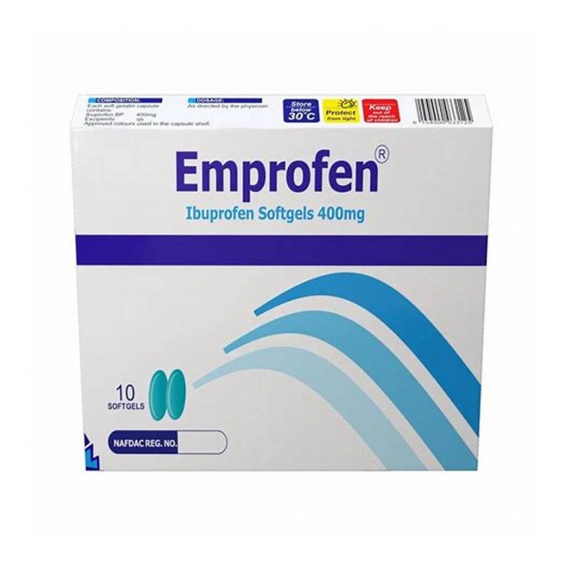 Emprofen 400mg Softgel Tablets