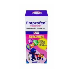 Emprofen Ibuprofen BP 100mg 5ml Oral Suspension