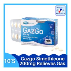 Gazgo Simethicone 200mg Capsules