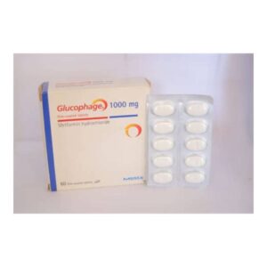 Glucophage 1000mg by 30tab Tablets