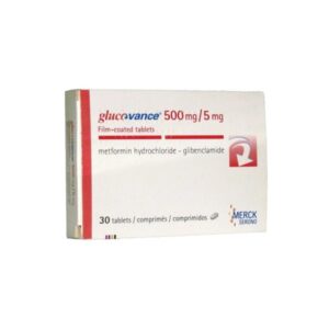 Glucovance Film-coated Tablet 500mg 5mg Tablets