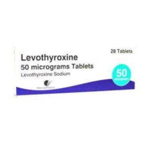 Levothyroxine Mecury Pharma 28 Tablets Sodium 50mcg