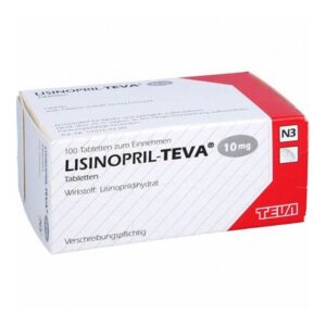 Lisinopril 10mg Teva Pk Tablets