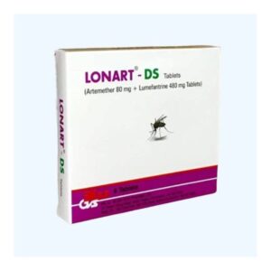 Lonart-ds Artemether 80mg Lumefantrine 480mg Tablets