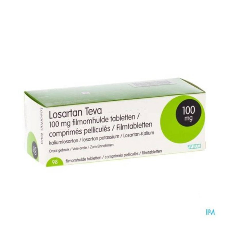 Losartan 100mg Teva Tablets