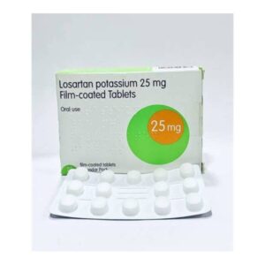 Losartan Potassium 28 Tablets 25mg Teva