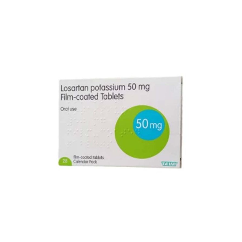 Losartan Potassium 28 Tablets 50mg Teva