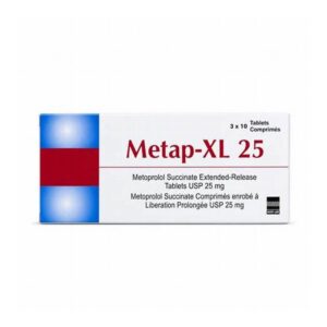 Metap-xl 25mg Metaprolol Succinate Extended Release Tablets