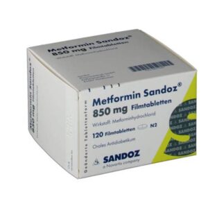 Metformin Sandoz 10tabs Hydrochloride 1000mg Tablets